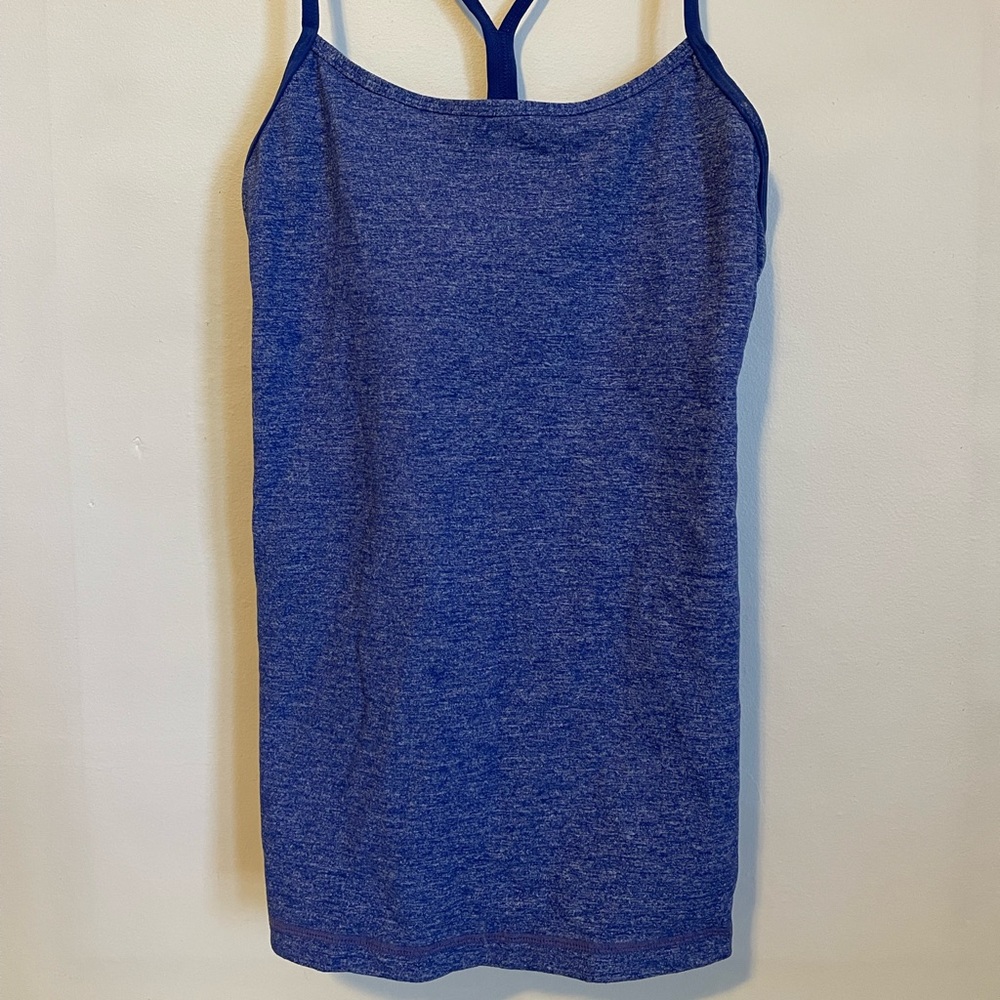 Dark purple/blue Lululemon workout top